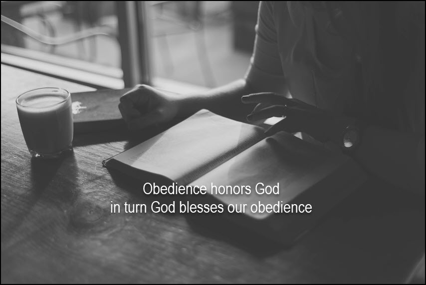 Numbers 36 god honors our obedience2q