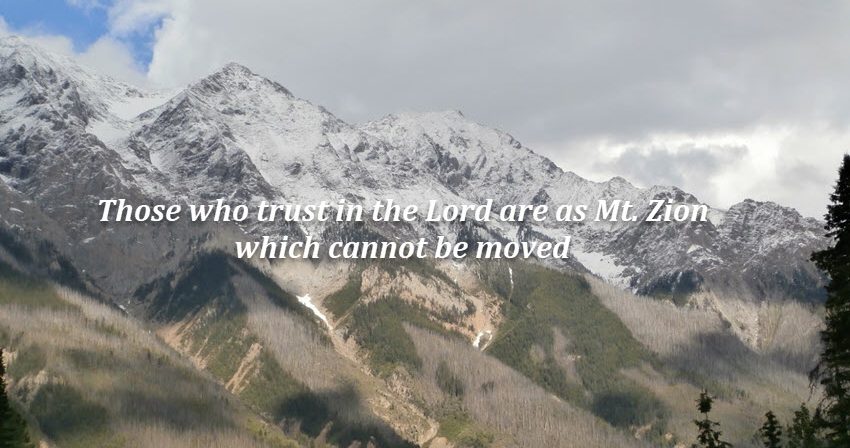 Mountains, God’s Voice & Trust