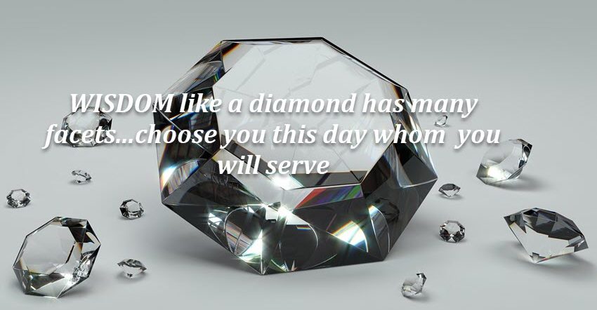 Wisdom is precious like a diamond