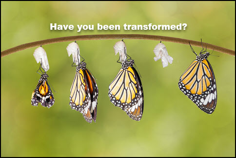 Jesus transforms us