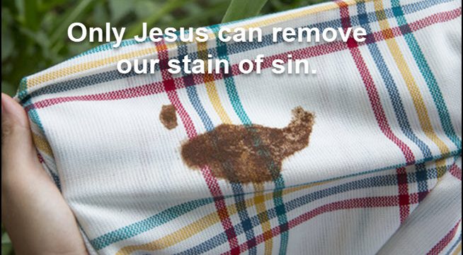 Only Jesus can cleanse