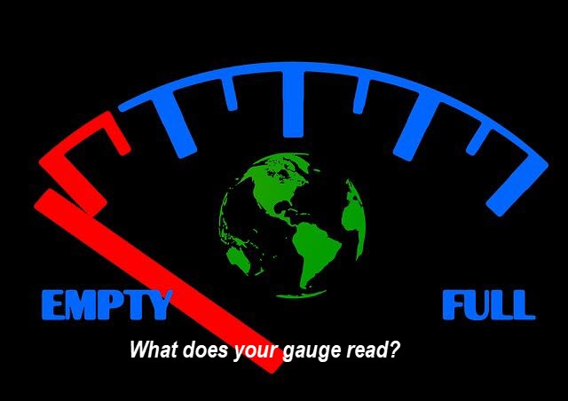 What does your gauge read