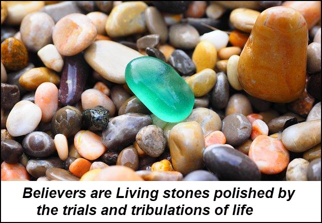 Believers are living stones