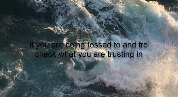 what are you trusting
