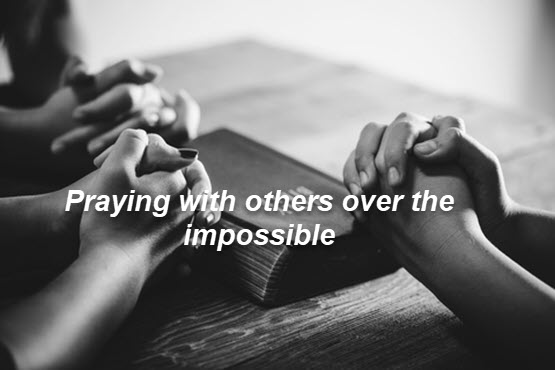 Praying with others
