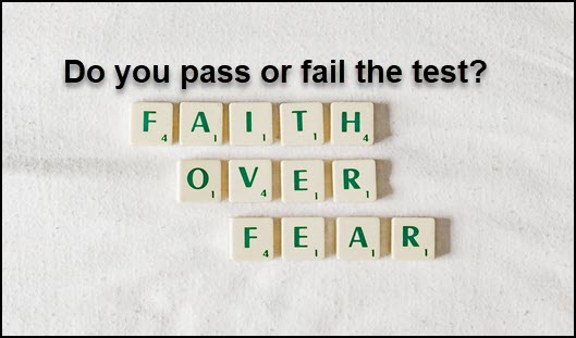 God gives us tests