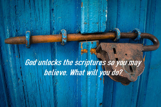 God has the key to unlock the door