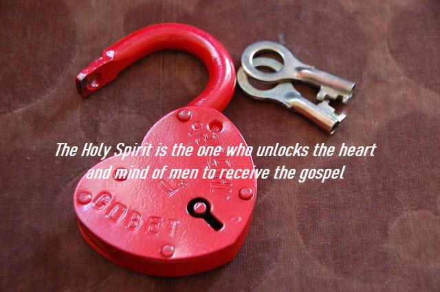 It is the job of the Holy Spirit not men