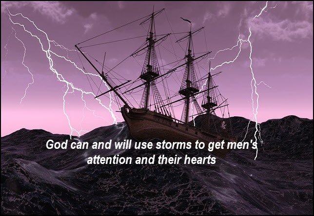 God can use storms to get our attention…