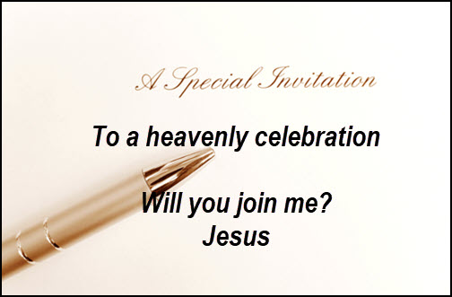 Jesus has an invite for you