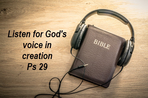Listen for the voice of God