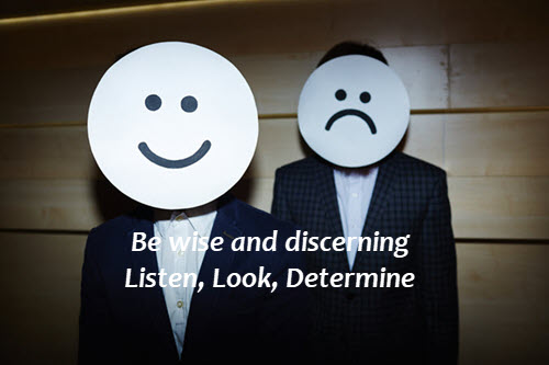 How to be discerning