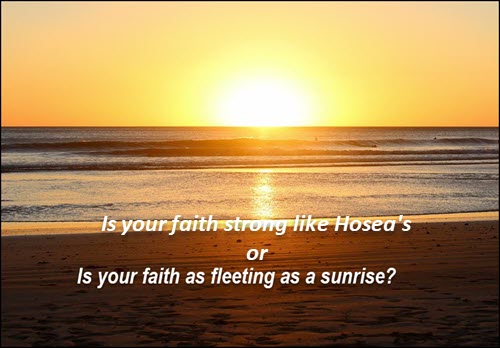 How strong is your faith?