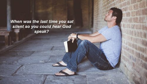 Are you silent before God?
