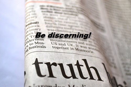 be discerning