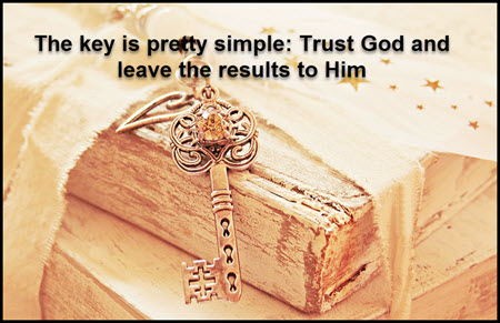You can trust God!