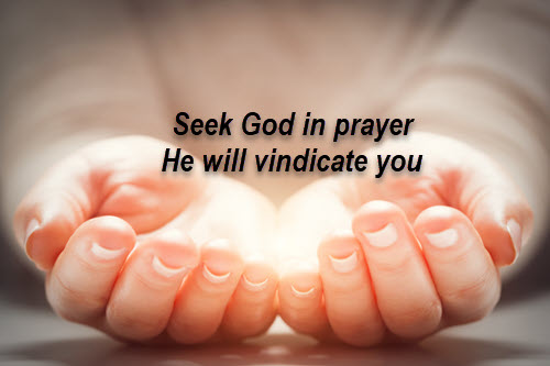 God is our Vindicator